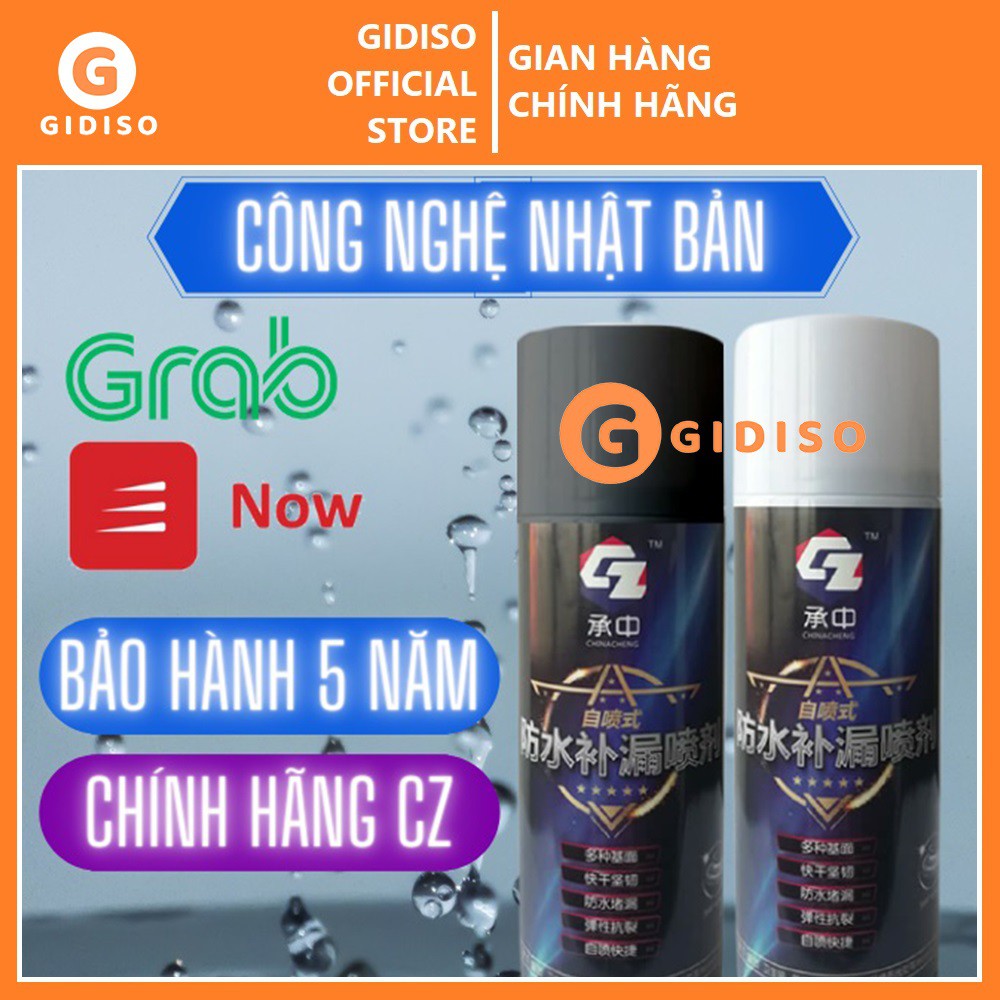 Bình Xịt Chống Thấm SAKYSE Sơn Bọt Epoxy Chống Dột 450ml Chống thấm sàn, tường, mái nhà... GIDISO