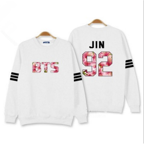 Áo Sweater Chui Đầu In Tên Các Thành Viên Nhóm Bts