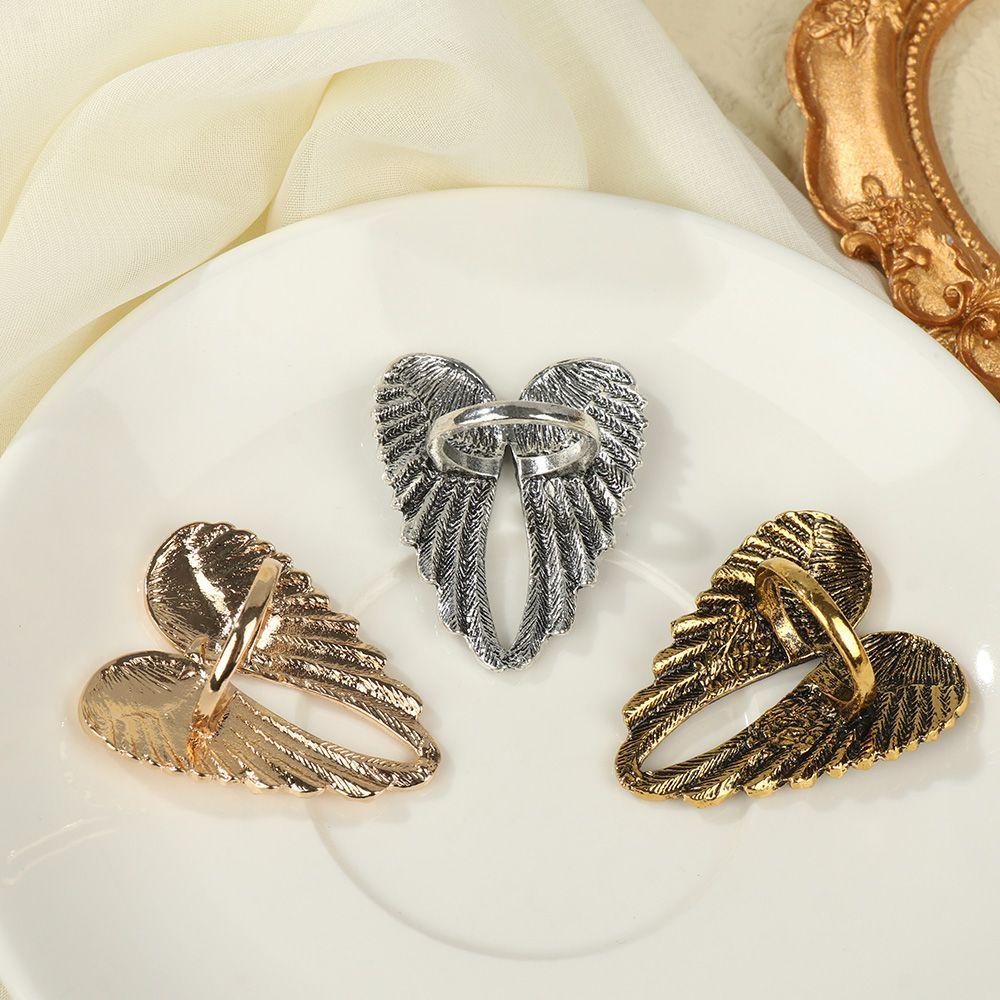 Nhẫn Hình Đôi Cánh Thiên Thần Phong Cách Hip Hop Cho Nam Và Nữ