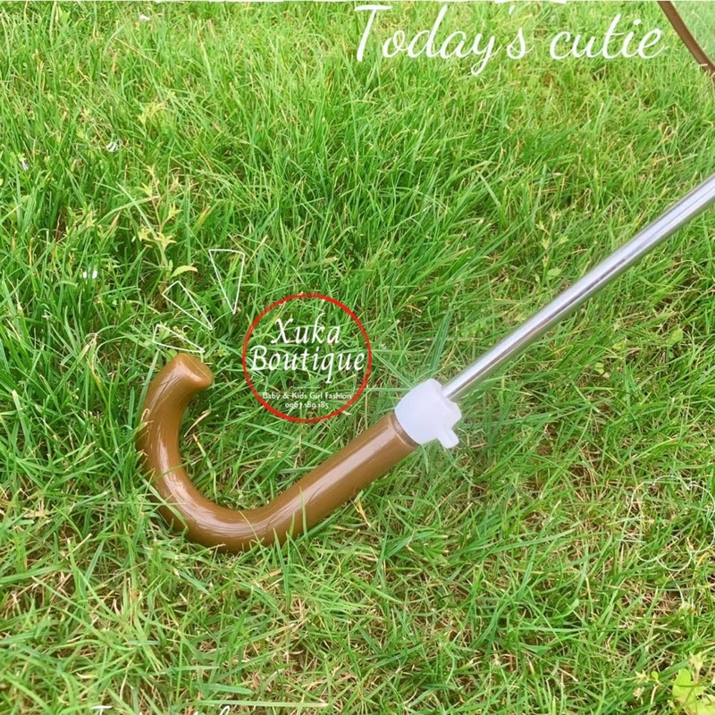 Ô Che Nắng Che Mưa Cho Bé style Hàn Quốc Ô dù trong suốt tay cầm dài