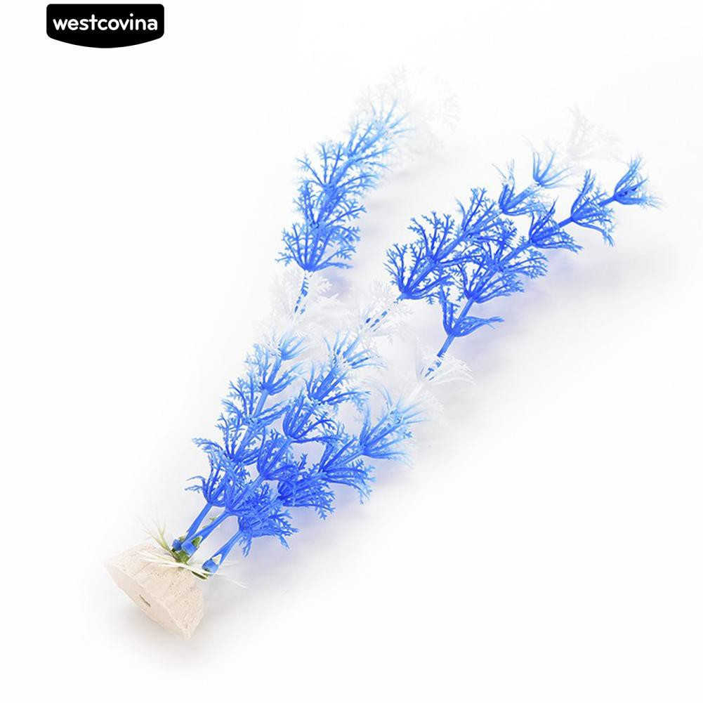 Cây Giả Màu Sắc Tươi Sáng Dùng Để Trang Trí Bể Nuôi Cá