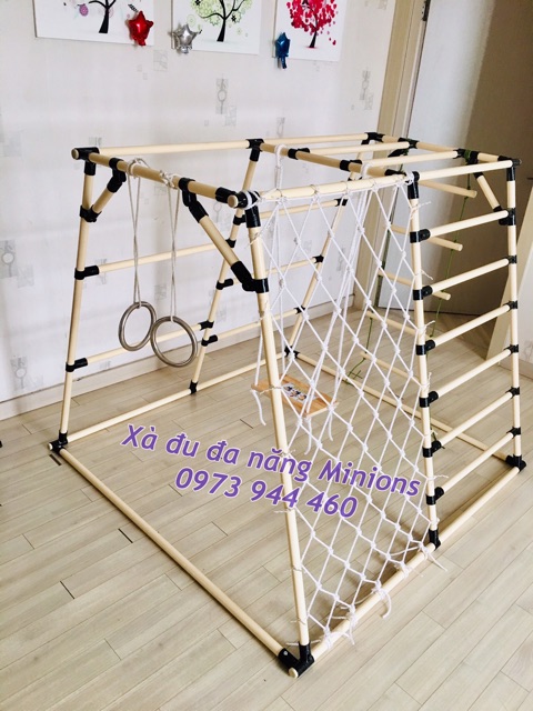 Phụ kiện xà đu lưới trèo _ Thích hợp lắp cho xà đu đa năng Minions (Không gồm khung xà đu)