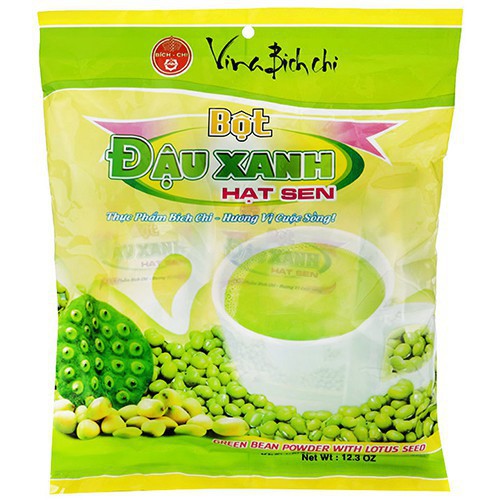 Bột đậu xanh hạt sen có đường Bích Chi 350g