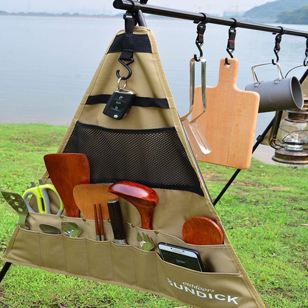 Túi Đựng Đồ Nấu Ăn Bằng Vải Oxford Tiện Dụng Mang Theo Du Lịch Dã Ngoại