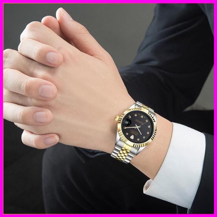 Đồng hồ nam automatic máy tốt hiệu tevise chạy 1 lịch ngày (tặng kèm hộp và phụ kiện thâu dây)