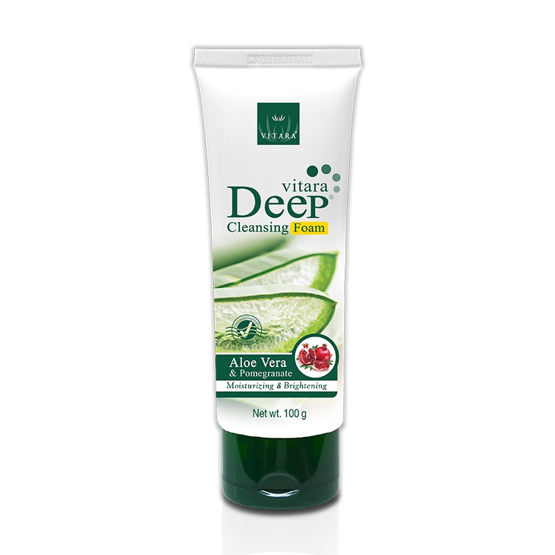 Kem dưỡng ẩm, sáng da VITARA DEEP CLEANSING FOAM Thái Lan 100g