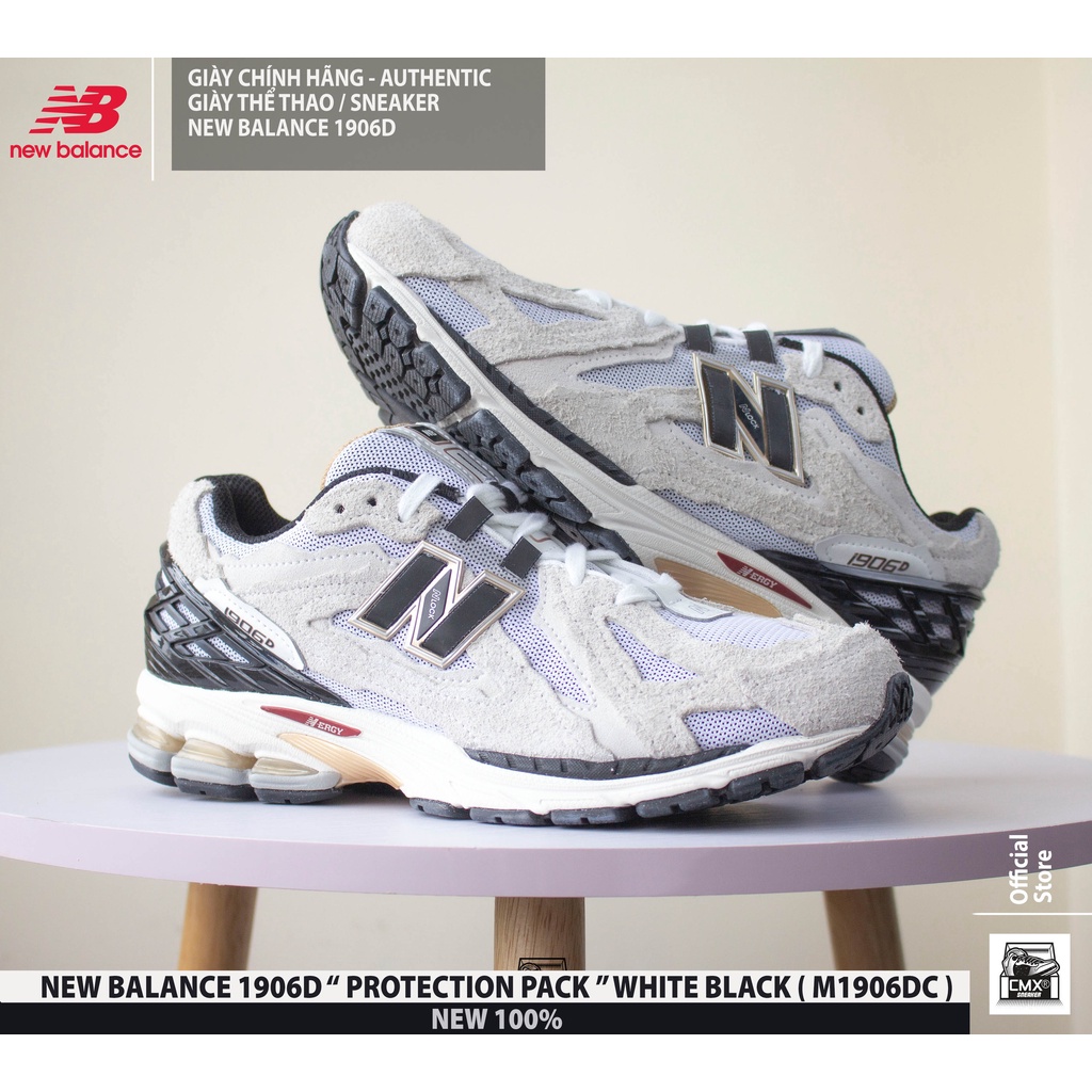😘  Giày New Balance 1906D " Protection Pack " WHITE BLACK  - AUTHENTIC 100%