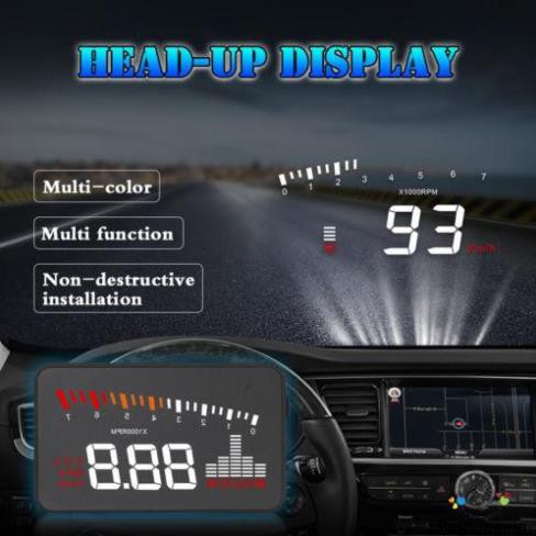 Thiết bị hiển thị tốc độ SF X5 OBD2 II HUD OBD / H cho xe hơi