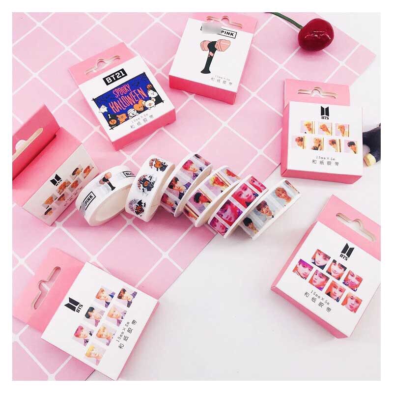 [XẢ KHO] Băng dính washi BT21