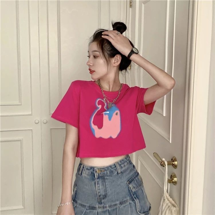 Jiashucheng Đầm Ngắn Mỏng Dáng Rộng Phong Cách Mới Mùa Hè Cho Bạn Gái