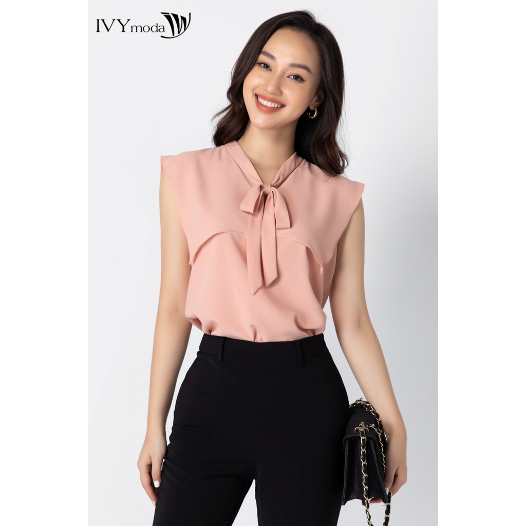 Quần nữ ống loe xẻ gấu IVY moda MS 22M6635