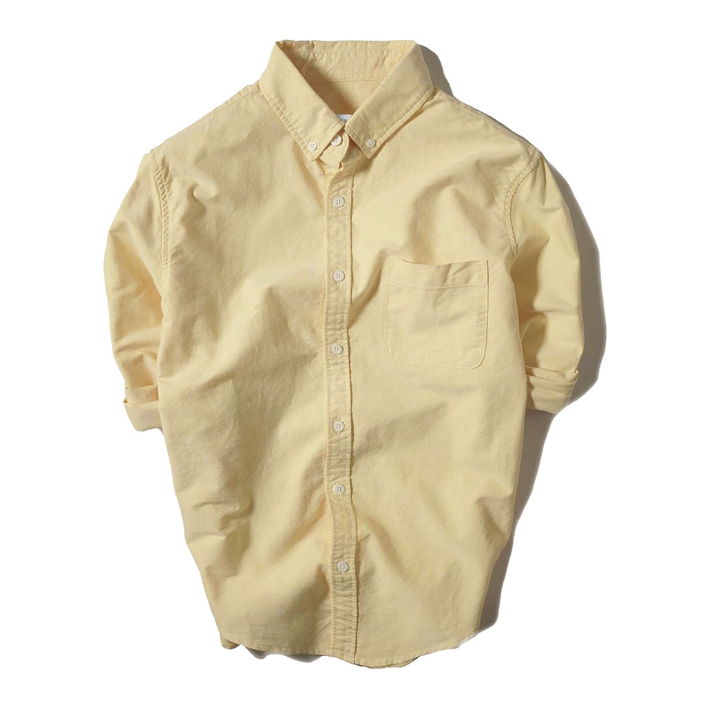 Áo sơ mi nam DOUBLE'D tay dài chất liệu Oxford SOF00