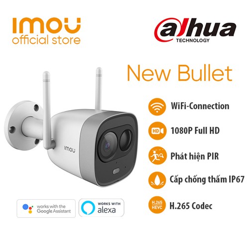 Camera IP 2.0M WiFi Ngoài Trời IMOU G26EP  1080P FULLHD Còi Hú , Màu Sắc Ban Đêm Dahua Việt Nam G22P G42P - Shop Ph