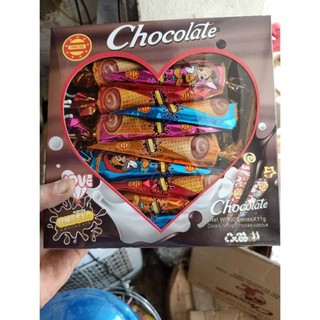 chocolate hình chiếc ô 30 chiếc 1 hộp