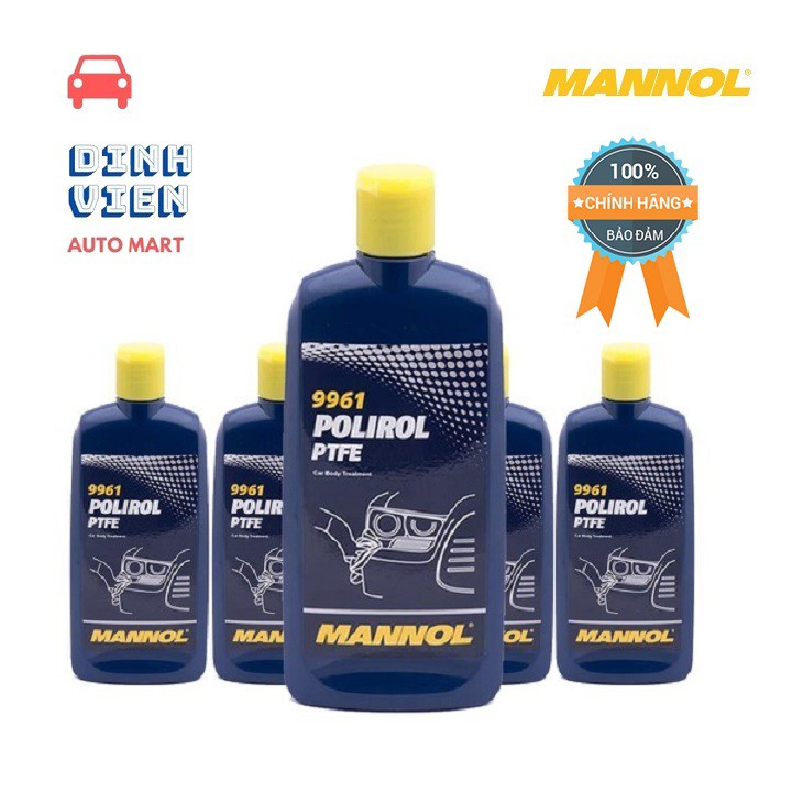 Phụ Gia Đánh Bóng Sơn Xe MANNOL Polirol Teflon 9961 500ml – DV AUTOMART