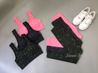 Set tập gym,yoga dệt kim cao cấp dạ quang