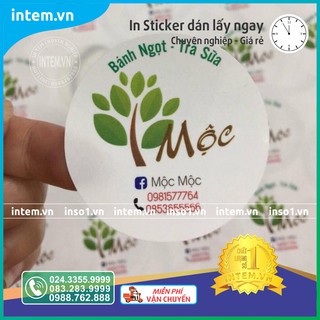 COMBO 1000 TEM STICKER DÁN CỐC