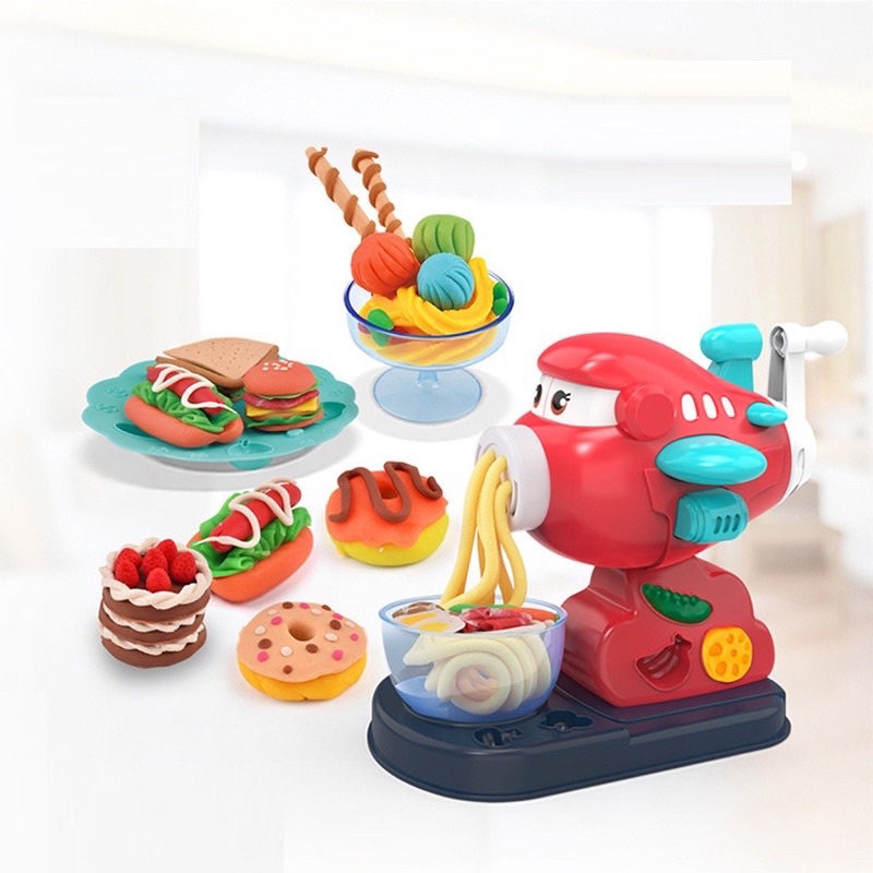 Đồ Chơi Đất Nặn An Toàn Cho Bé, được làm từ bột mì ăn được - Có 2 mẫu Máy Bay & Sóc Nâu