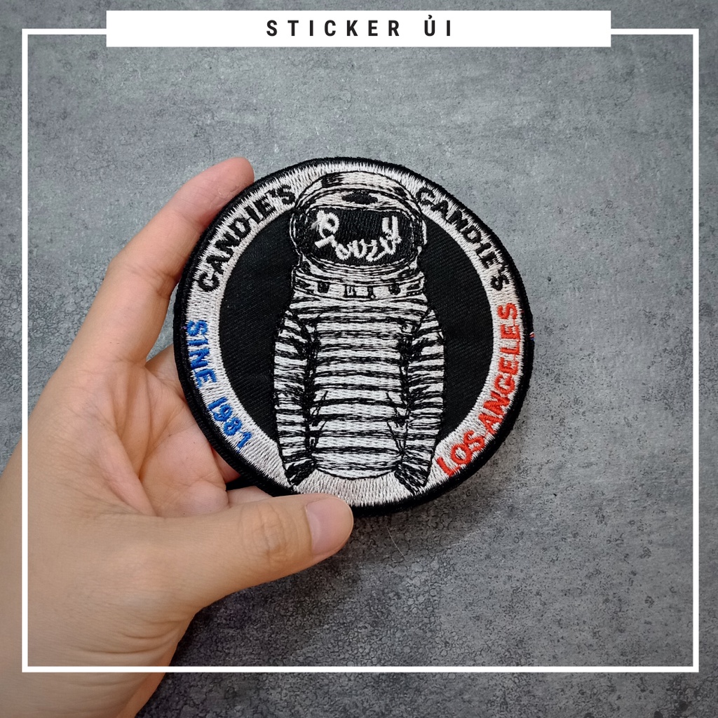 Sticker ủi áo Cao cấp - CÓ SẴN KEO ỦI - sticker vải dùng làm miếng vá áo, phụ kiện trang trí quần áo, balo, giày, nón