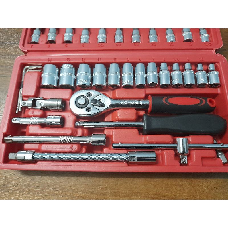 bộ típ mở bu lông,  ốc vít đa năng 46 chi tiết ( hàng xuất khẩu )