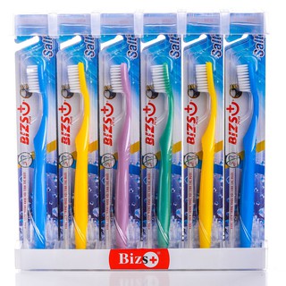 Bàn chải đánh răng người lớn bizs plus tinh thể muối