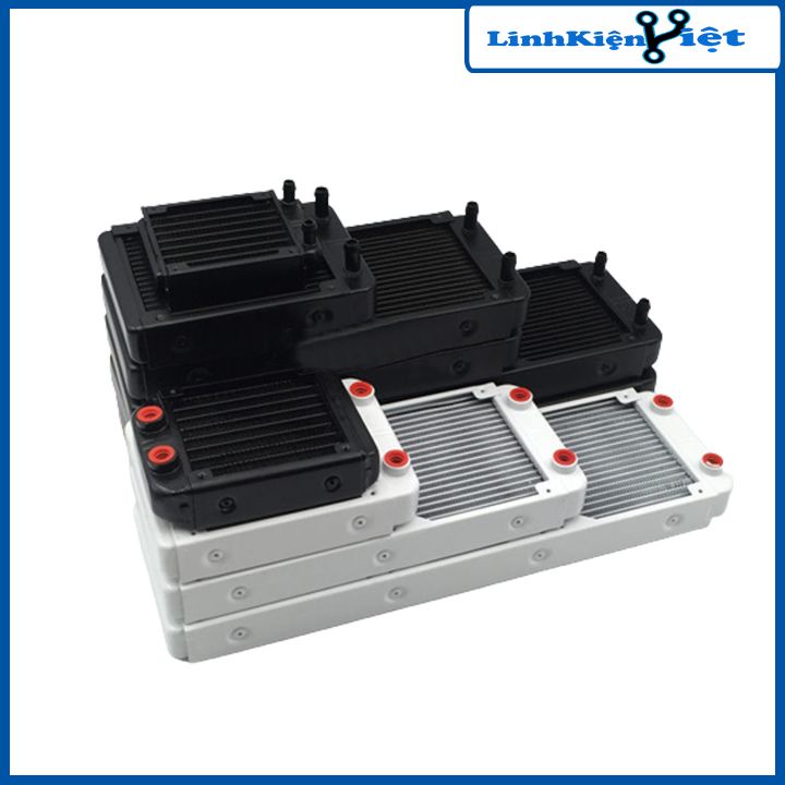 Két nước tản nhiệt 80/90/120 ống thẳng 10mm làm mát cho hệ thống tản nhiệt của máy móc