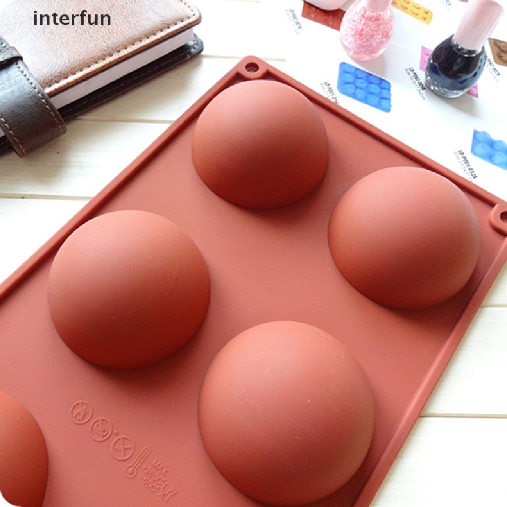 Khuôn Nướng Bánh Hình Cầu Bằng Silicone