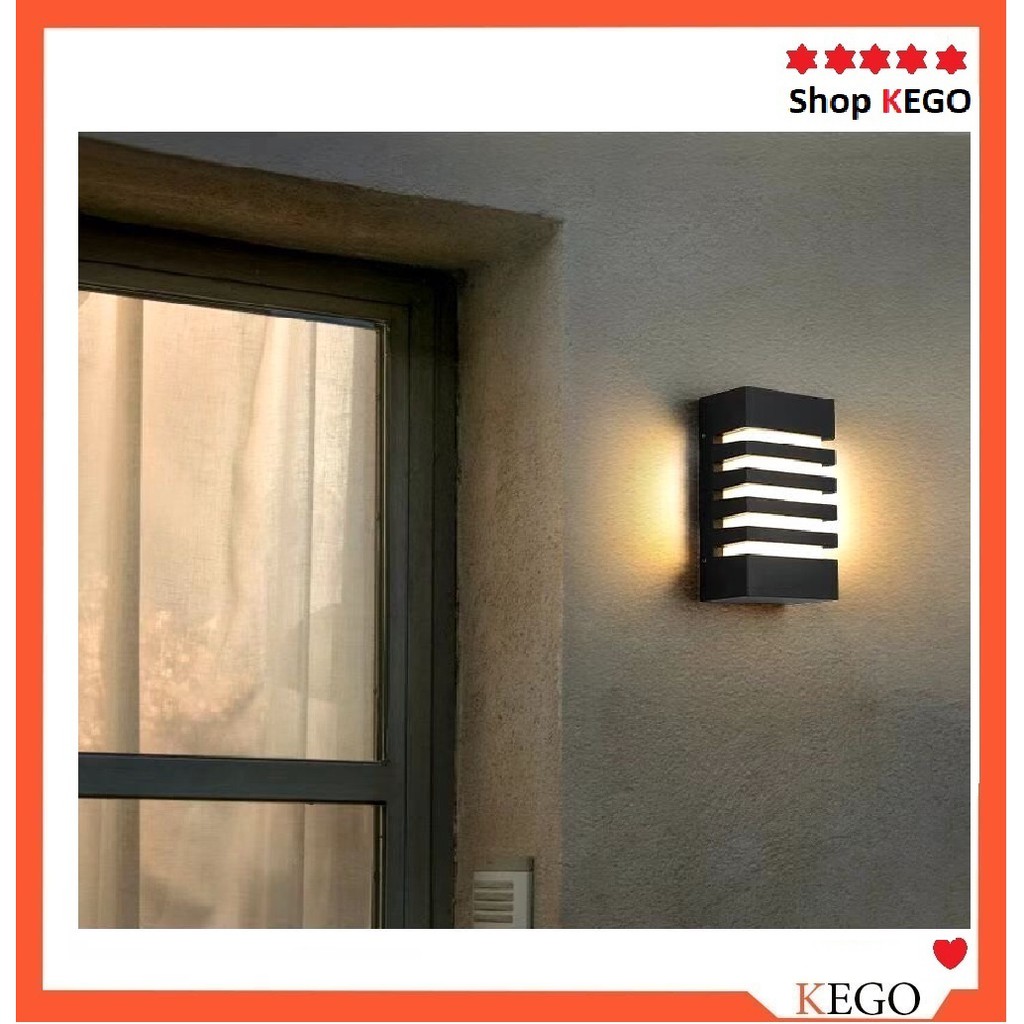 Đèn tường ngoài trời, trong nhà chống nước bóng LED