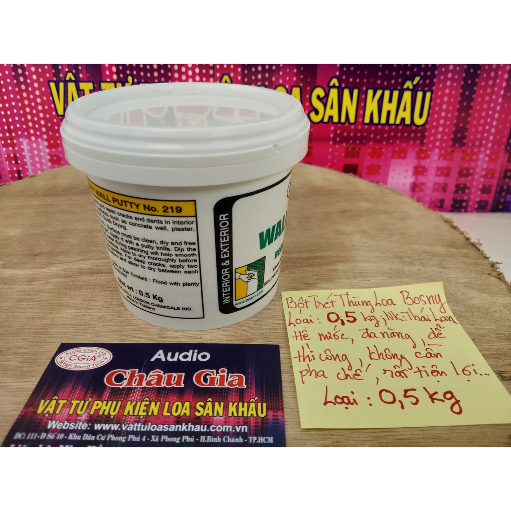 Matit trét thùng loa 0.5kg 1 lon