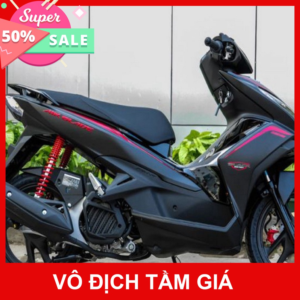 [GIÁ GỐC]  NGUYÊN BỘ TEM DÁN XE HONDA AIRBLADE 2015 BLACK EDITION MÀU ĐEN NHÁM