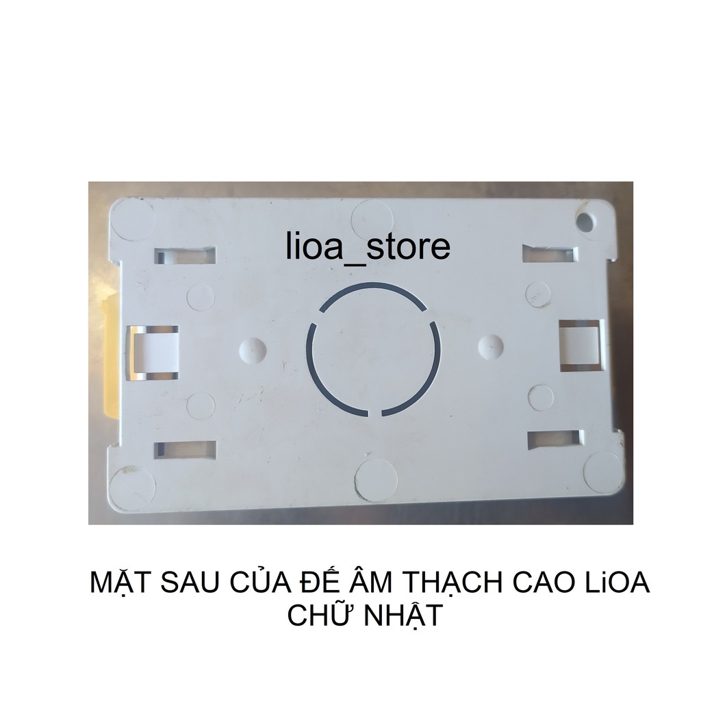 BỘ 3 ĐẾ ÂM CHỮ NHẬT LiOA DÙNG CHO TƯỜNG THẠCH CAO.