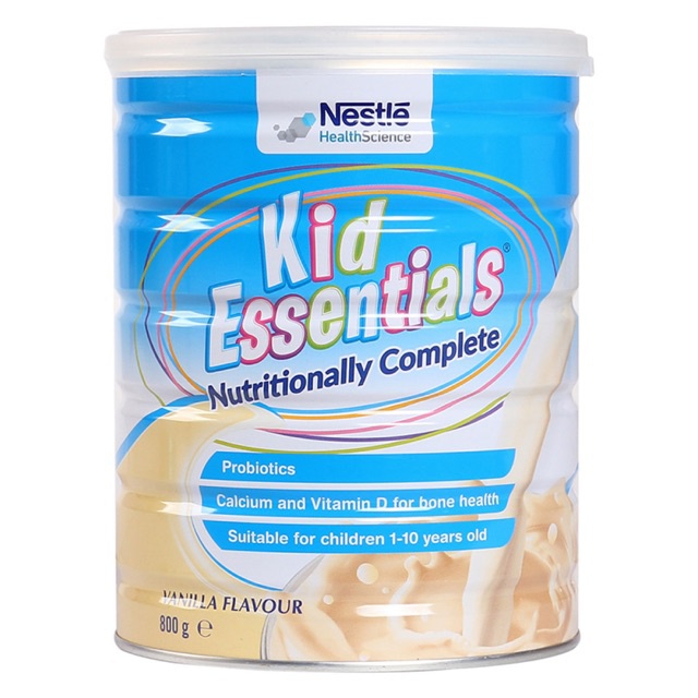 Sữa Nestle Sustagen Kid Essentials 800g cho trẻ biếng ăn
