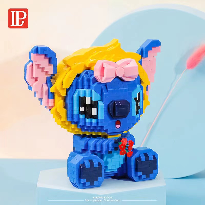 Đồ Chơi Lắp Ráp Mô Hình Stitch Dễ Thương Cho Trẻ Em