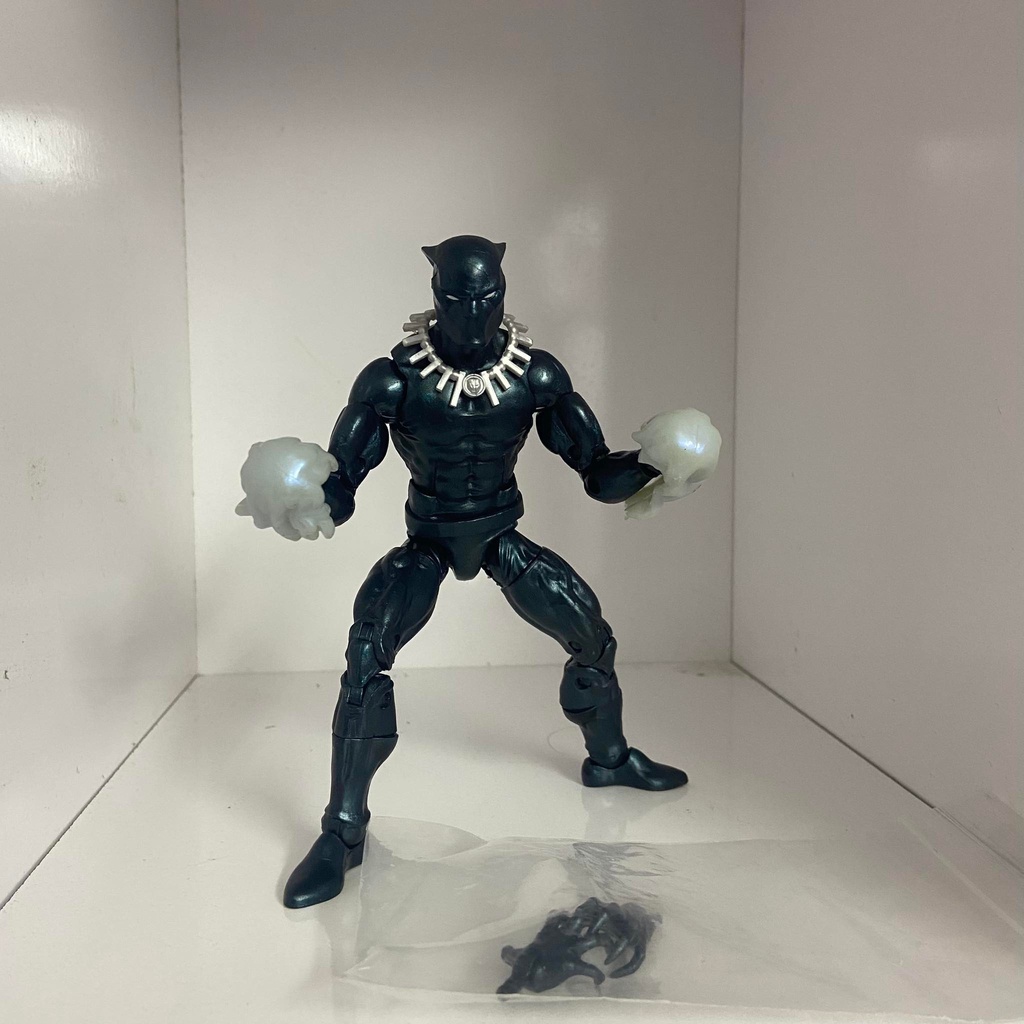 Mô hình đồ chơi có khớp Marvel Legends Black Panther Retro Classic Collection Nobox Full Accessories