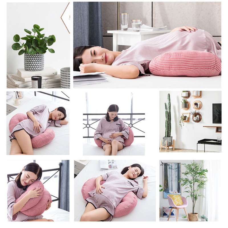 Gối Chữ U Hỗ Trợ Lưng / Hông / Bụng Cho Phụ Nữ Mang Thai