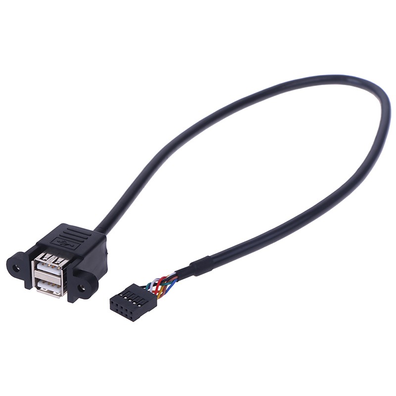 Dây cáp nối dài chuyển đổi cổng 9 pin sang 2 cổng USB 2.0 chuyên dụng đa năng