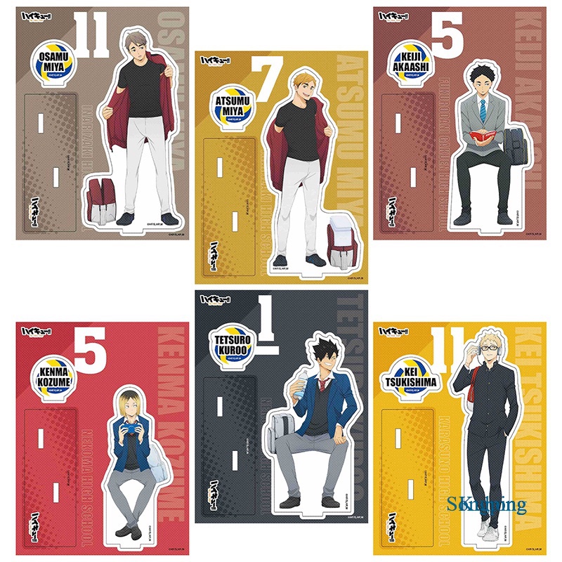 Mô hình nhân vật anime haikyuu làm từ acrylic có giá đỡ dùng trang trí sáng tạo