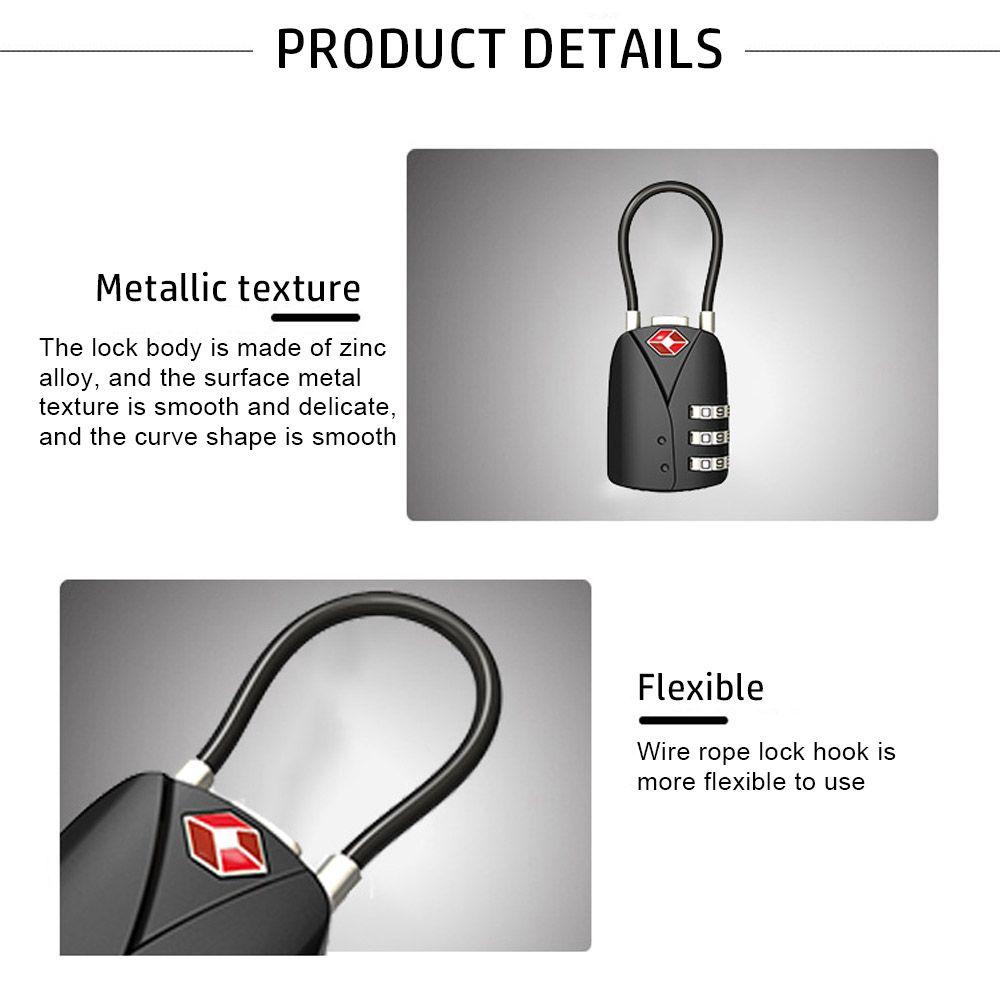 Ổ Khóa Thông Minh Chống Trộm Cho Vali Du Lịch