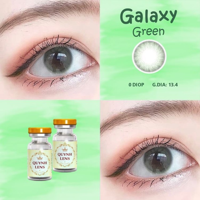 Kính áp tròng thái lan- lens mầu green xanh lá