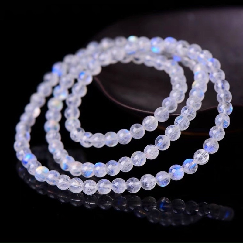 Chuỗi vòng tay đá mặt trăng quấn 3 vòng tay