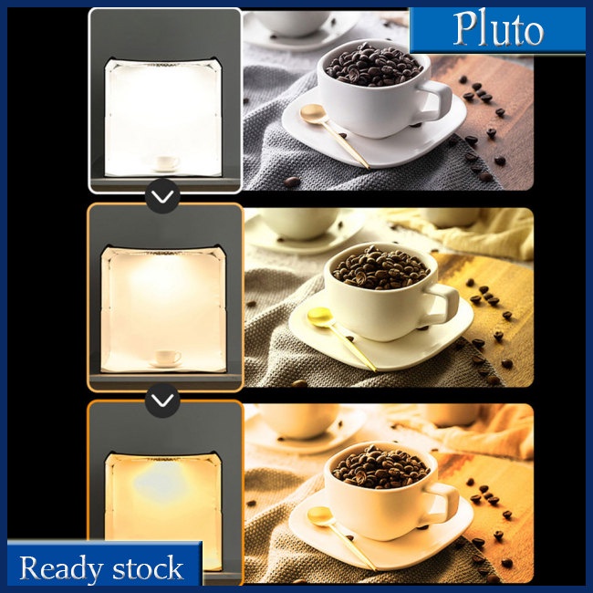 Mới Hộp Chụp Ảnh Sản Phẩm 25cm Có Đèn Led