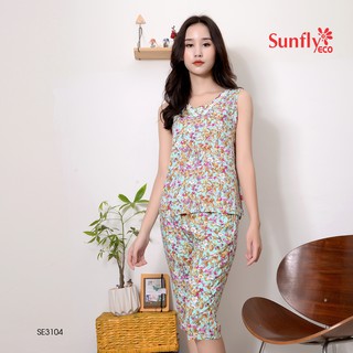 Bộ lanh mặc nhà Sunfly SE3104