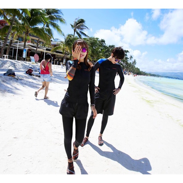 Bộ Đồ Bơi / Lặn Biển 3 / 5 Món Phong Cách Hồi Giáo Cho Cặp Đôi