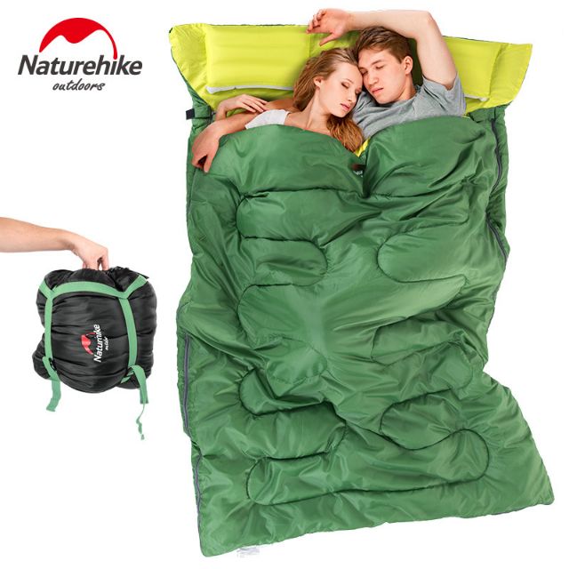 Túi ngủ đôi Naturehike SD15M030-J có thể tháo rời thành 2 túi ngủ đơn