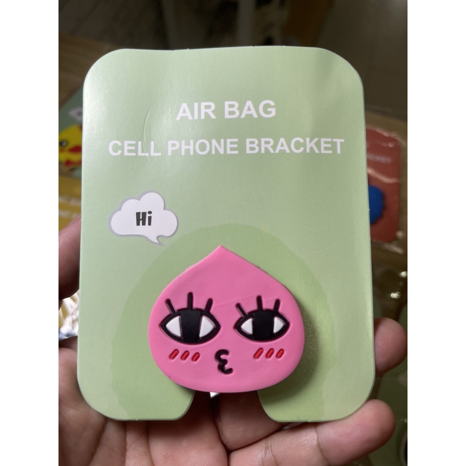 Giá đỡ điện thoại iring pop có thể thu gọn hình kaws mây hoa thú  khủng long dễ thương cute
