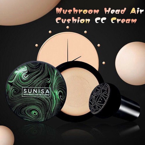 Phấn Sunisa phấn nước BB Cream Air Cushion cho màu tự nhiên và làm sáng màu kèm mút trang điểm