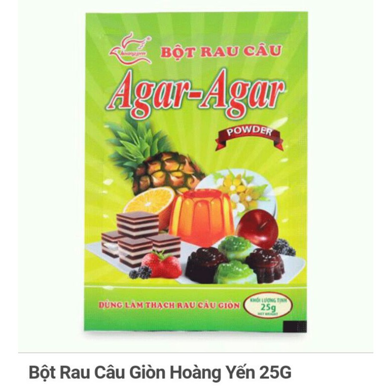 Bột Rau Câu Giòn Hoàng Yến 25G