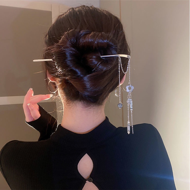 Kẹp Tóc Tua Rua Bằng Kim Loại Cao Cấp Phong Cách Cổ Điển Thời Trang Mùa Hè Cho Nữ