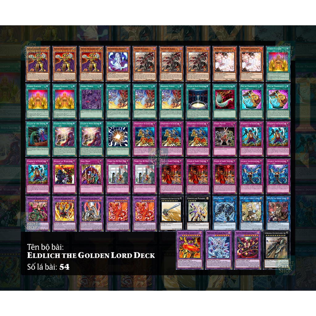 Bộ bài Yugioh - Eldlich - Structure Deck
