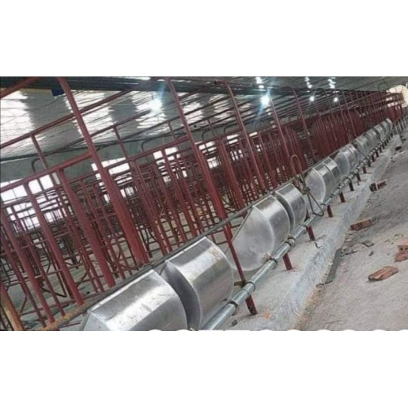 Máng lợn inox hình gàu bền đẹp